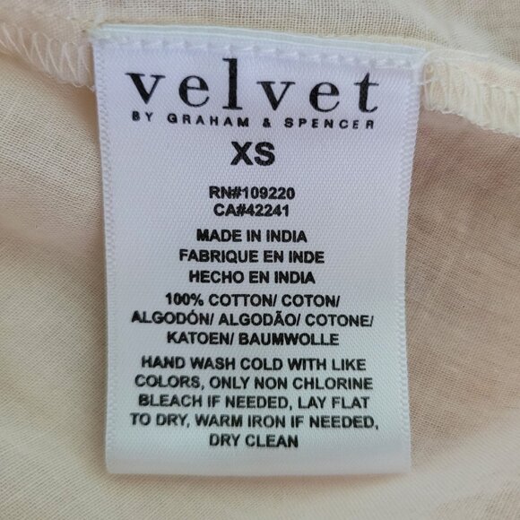 Velvet By Graham & Spencer elvie rayon challis slip dress size XS EUC - Picture 5 of 10